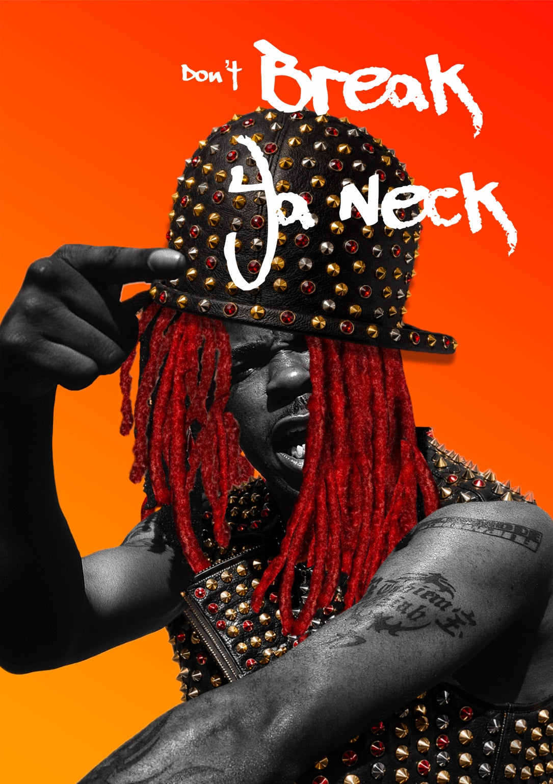 BUSTA Don't Break Ya Neck Caroline Chinakwe x Tee Max A1 Dibond edition