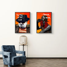 BIG and BUSTA framed together in a neutral room