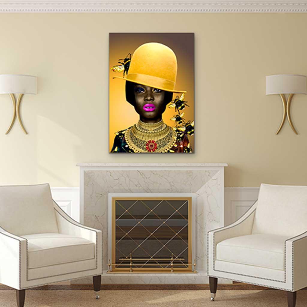 I Can't be Stung by You - Blue & Yellow Hat - Chinakwe